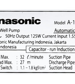 Máy bơm nước tăng áp Panasonic 125W A-130JAK 15