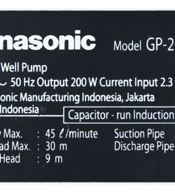 Máy Bơm Nước Đẩy Cao Panasonic 200W GP-200JXK – SV5 15